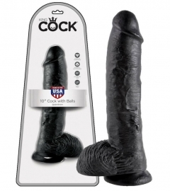 King Cock 10 Inch - Pipedream – čierne