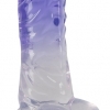 Crystal Clear - dildo - 19.5 cm (transparent-purple)