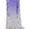 Crystal Clear - dildo - 19.5 cm (transparent-purple)