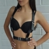 STD Harness Classy OS – nastaviteľný hrudný postroj, čierny (univerzálna veľkosť)