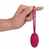 Lust Love Ball - nabíjacie vibračné vajíčko na diaľkové ovládanie (černica)