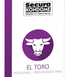 Secura El Toro - kondómy s krúžkom na penis (12 ks)
