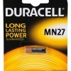 Duracel High Voltage 27A - alakalická batéria typu 27A MN27 (1ks)