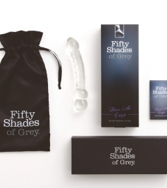 Fifty Shades of Grey Drive Me Crazy - sklenené dildo