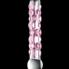Pipedream Icicles No. 7 - sklenené dildo s perličkami