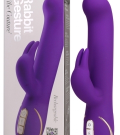 Vibe Couture Rabbit Gesture - Bunny forward and backward moving vibrator (purple)