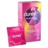 Durex PleasureMe (Emoji) – vrúbkované a bodkované kondómy, 12 ks