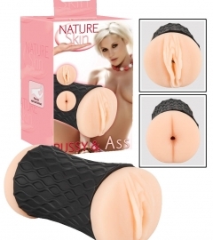 You2Toys Nature Skin - obojstranný masturbátor Pussy & Ass