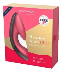Womanizer Duo - vibrátor a stimulátor klitorisu (čierny)