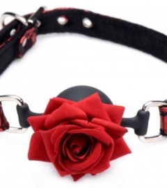 Eye-Catching Ball Gag With Rose