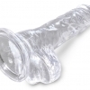 King Cock Realistic Dildo With Balls - Clear 4