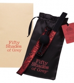Fifty Shades Sweet Anticipation - Mouthpiece (Black-Red)
