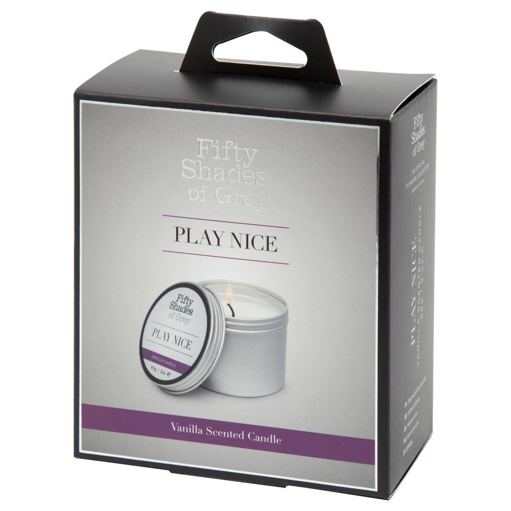 E-shop Fifty Shades Play Nice - massage candle - vanilla (90g)