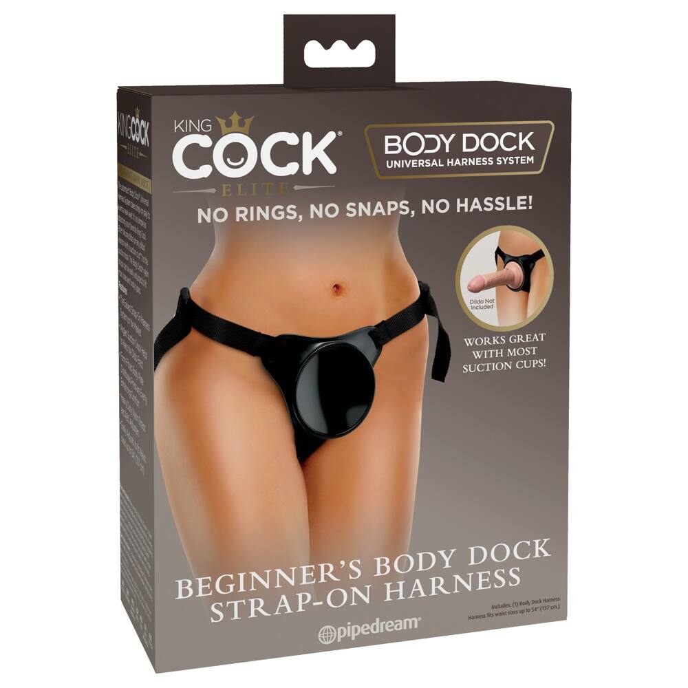 E-shop King Cock Elite Beginner's Body Dock - Mountable Bottom (Black)