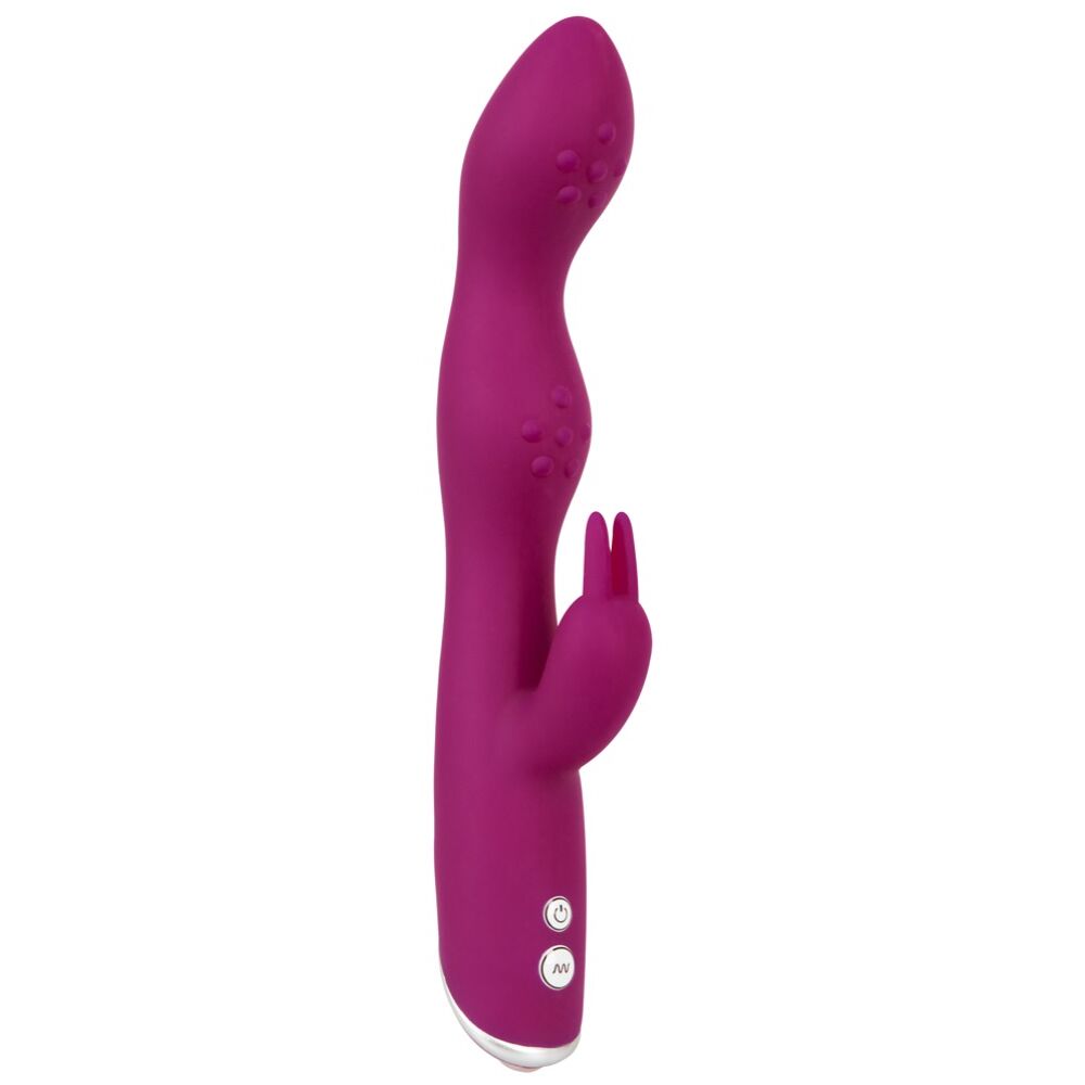 E-shop Sweet Smile A & G-Spot Rabbit Vibrator - vibrátor na bod A a G s ramenom na klitoris (fialový)