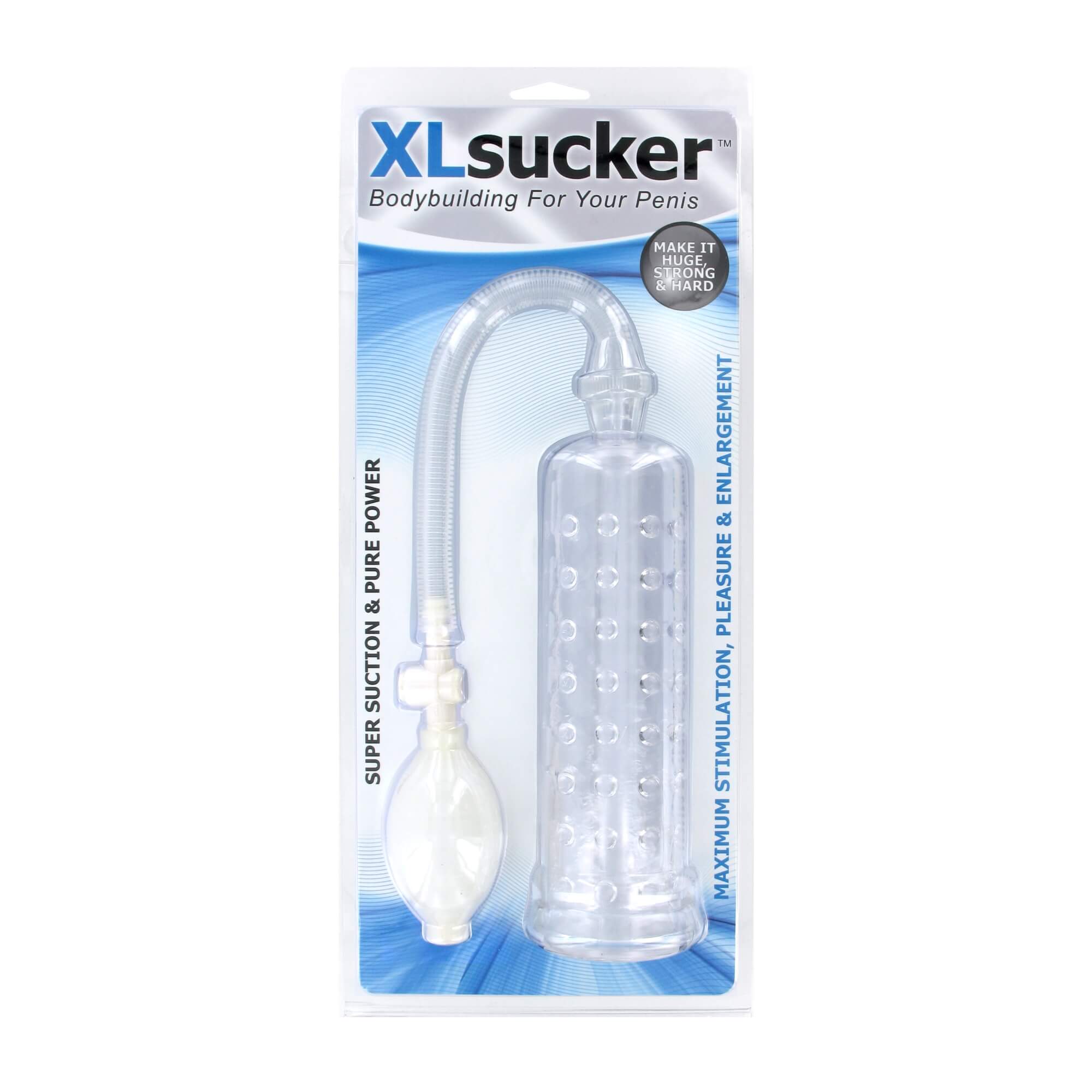 E-shop XLSUCKER - pumpa na penis (priehladná)