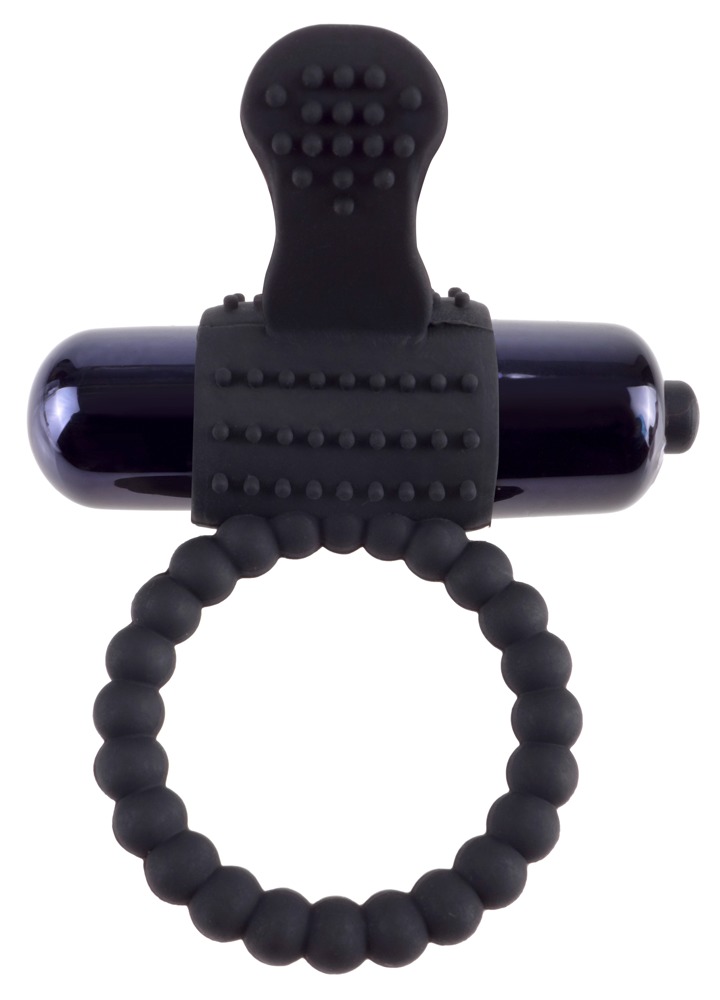 E-shop Pipedrem Fantasy C-Ringz - vibračný krúžok na penis (čierny)