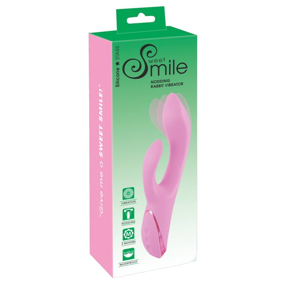 E-shop SMILE Nodding - rechargeable, clitoral vibrator (pink)