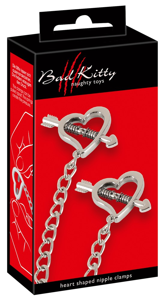 E-shop Bad Kitty - Cupid's arrows bud jewelry set (silver)