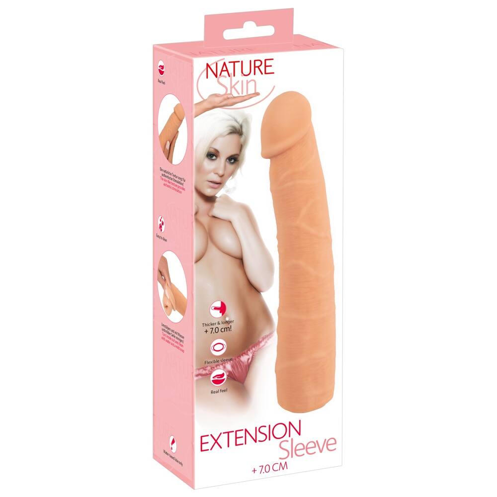 E-shop Nature Skin - lengthening, thickening penis sheath (24cm)
