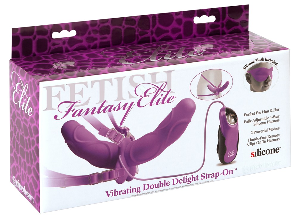 E-shop Fetish Fantasy Elite Vibrating Double Delight Strap-on