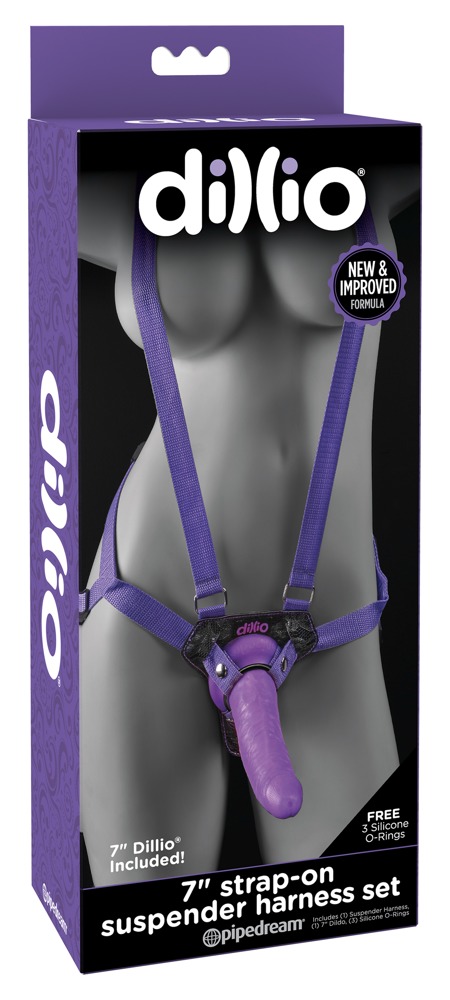E-shop Pipedream Dillio 7 strap-on suspender harness set