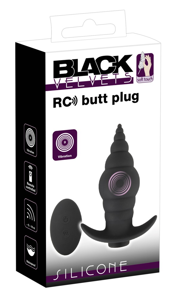 E-shop Black Velvets RC Butt Plug