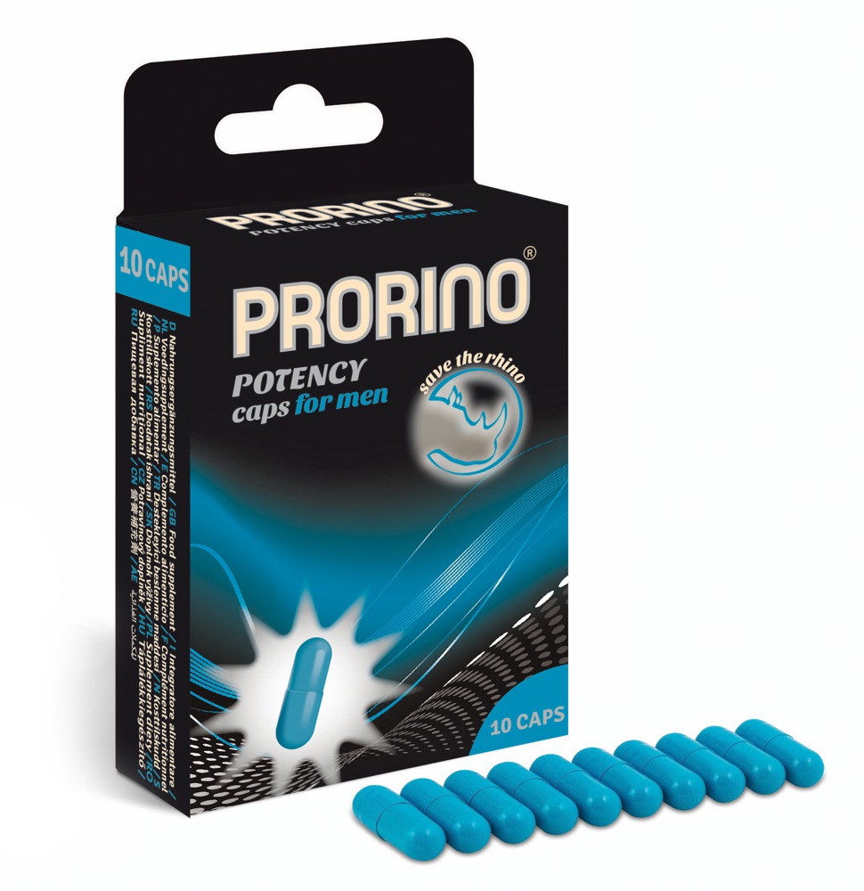 E-shop HOT Ero Prorino Black Line Potency caps for men 10tbl