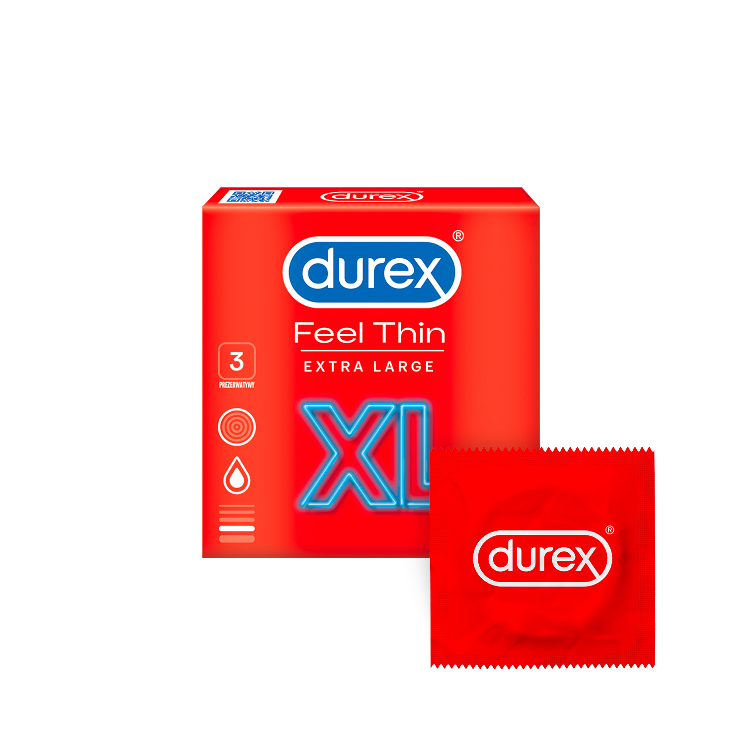 E-shop Durex Feel Thin XL (3 ks)