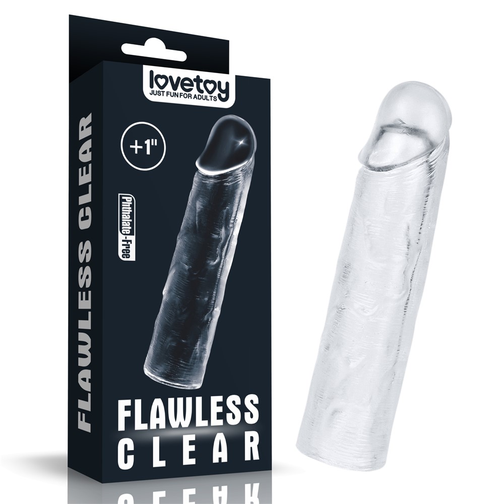 E-shop Lovetoy Flawless Clear Penis Sleeve Add 1″