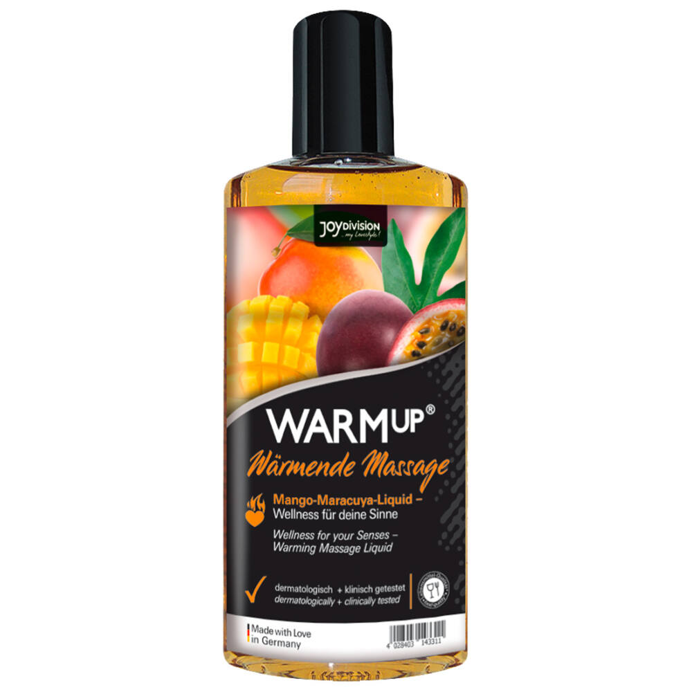 E-shop Joydivision Präparate WARMup - masážny olej s hrejivým účinkom mango-marakuja (150 ml)
