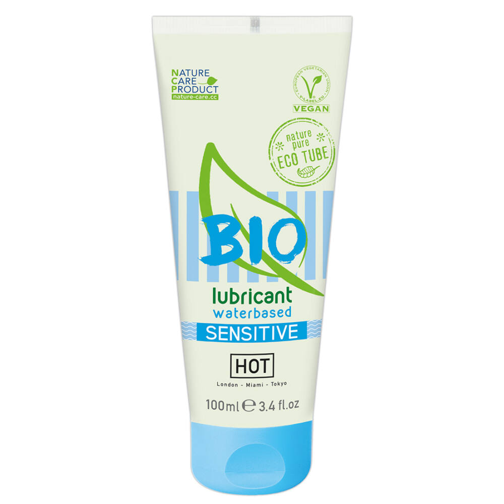 E-shop HOT Bio Sensitive – vegánsky lubrikant na báze vody (100ml)