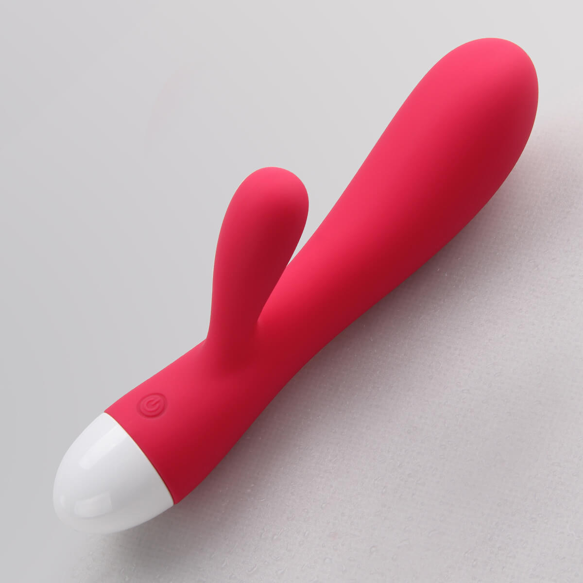 E-shop Cotoxo Dolphin & baby - nabíjací vibrátor na stimuláciu klitorisu (červený)