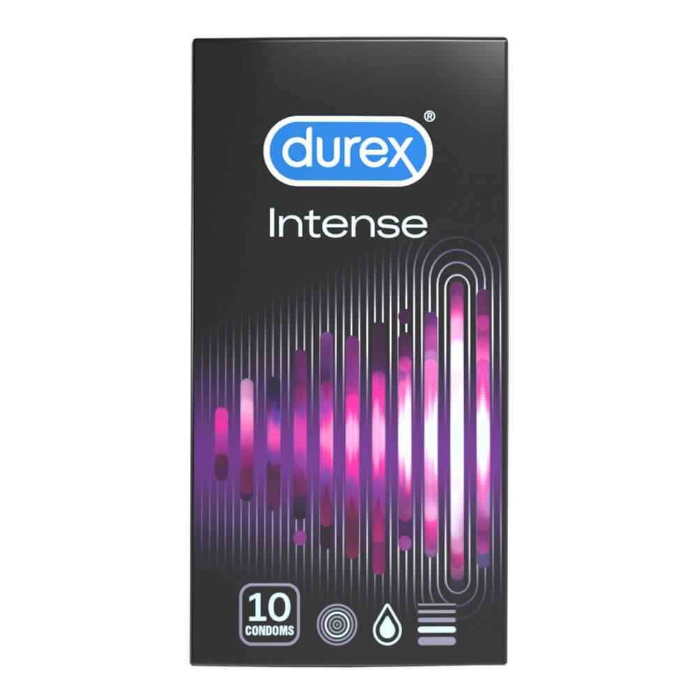 E-shop Durex Intense - vrúbkované a bodkované kondómy (10ks)