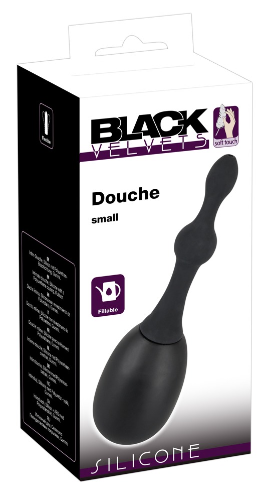E-shop You2Toys Black Velvet Douche Small - klystýr malý (čierny)