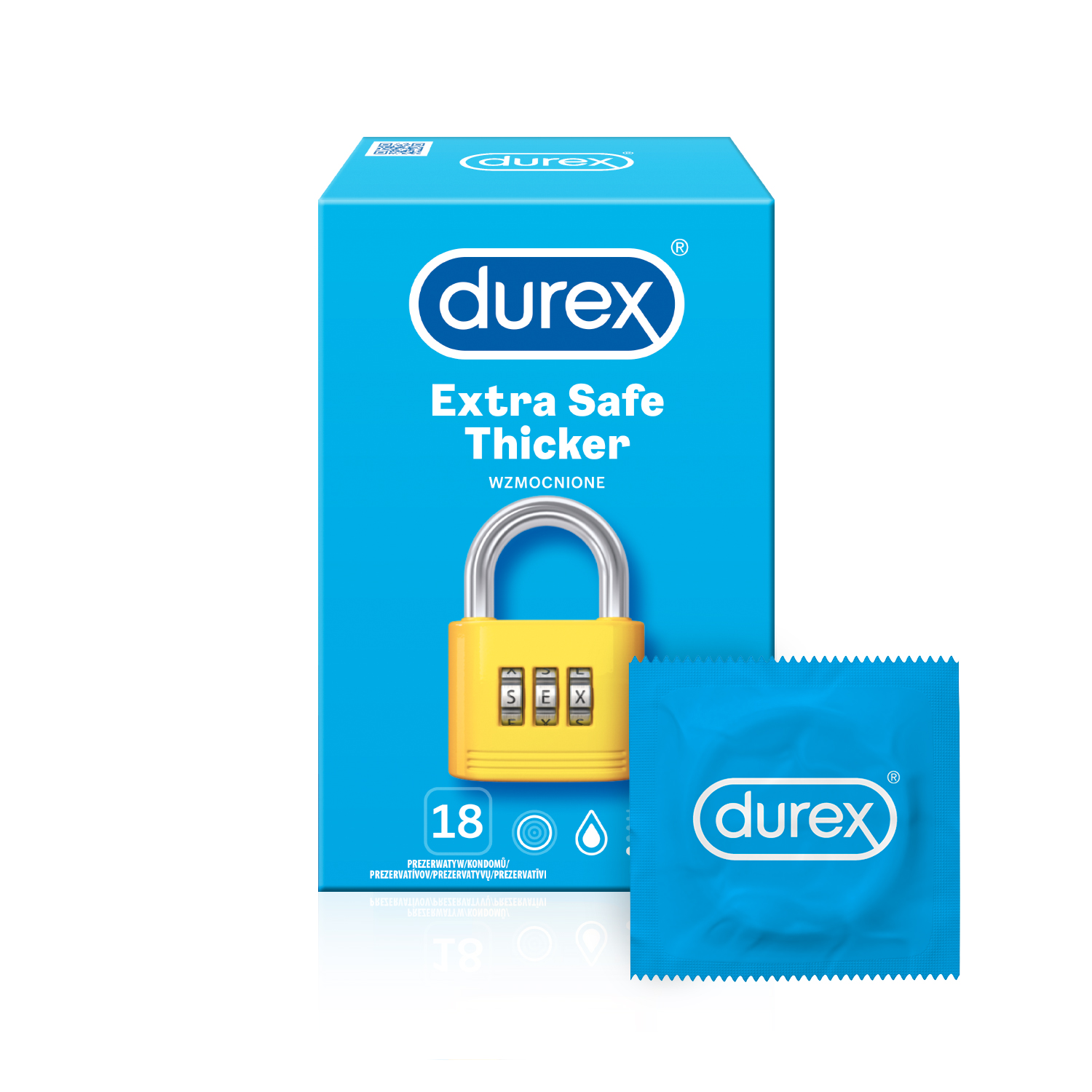 E-shop Durex Extra Safe - bezpečné kondómy (18ks)