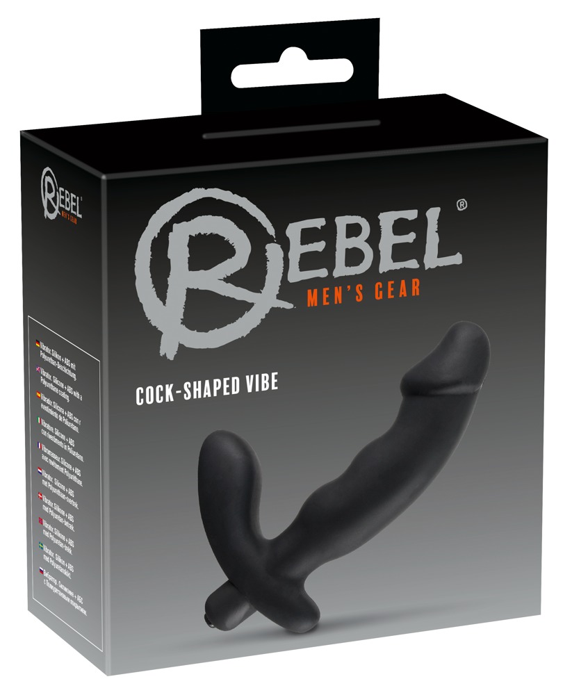 E-shop Rebel Prostate - vibrátor na prostatu (čierny)