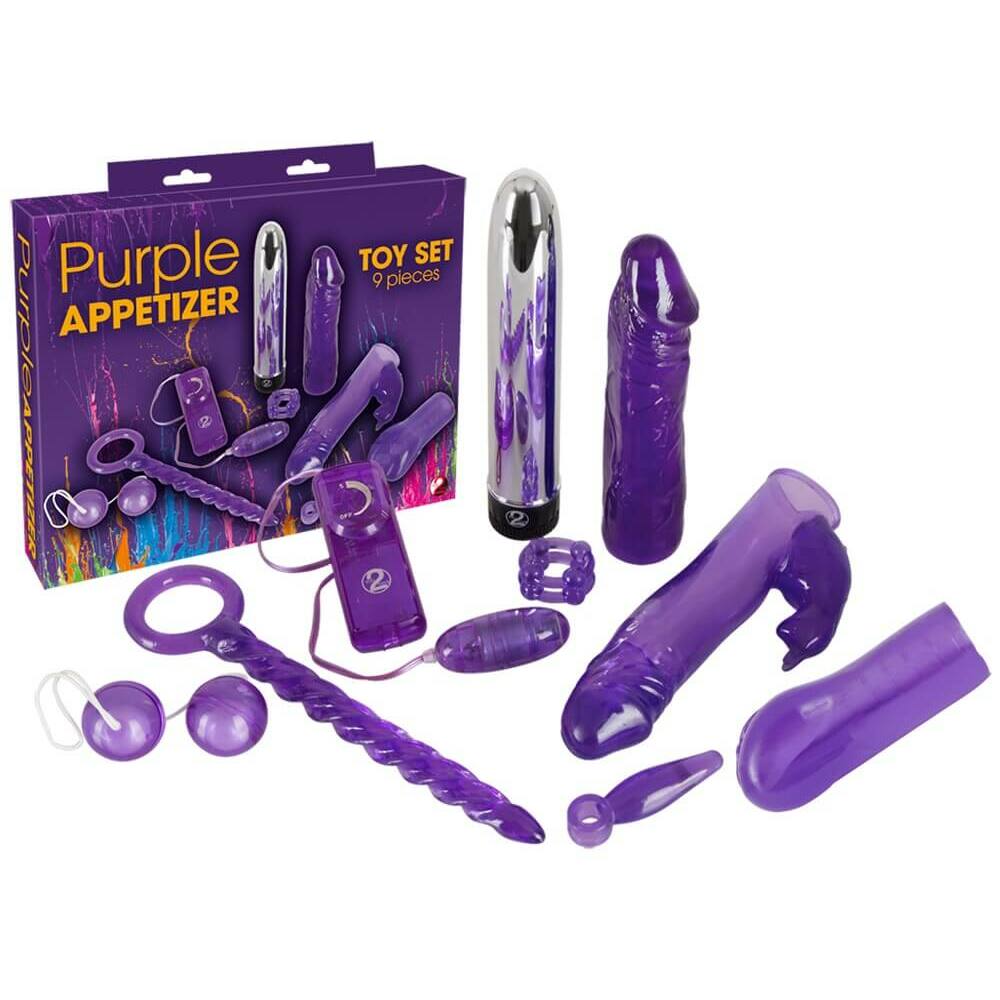E-shop You2Toys Purple Appetizer - erotická súprava pomôcok (9 dielna)