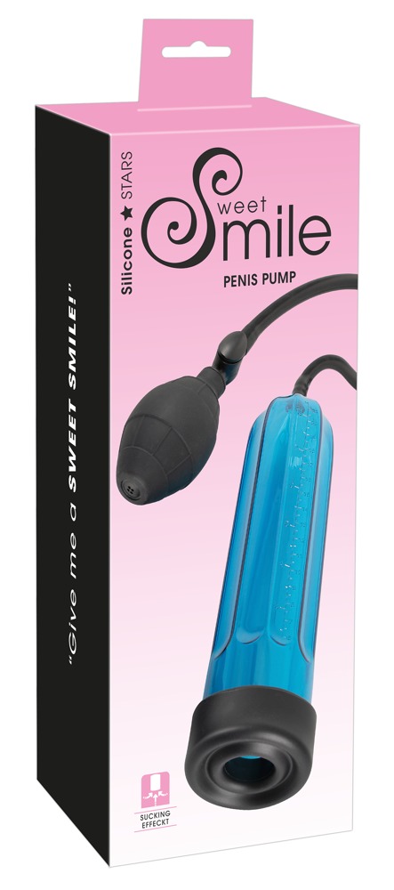 E-shop SMILE Cool - pumpa na penis (modrá)