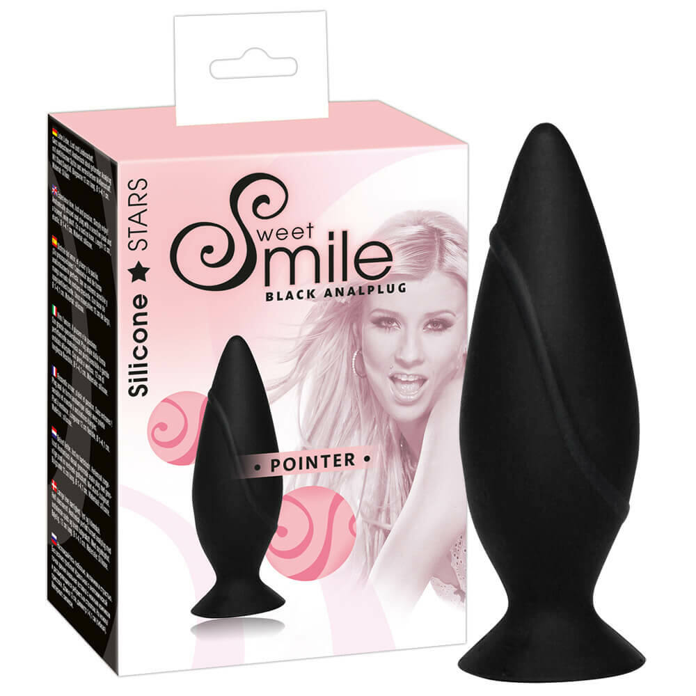 E-shop SMILE Pointer análny kolík - čierny