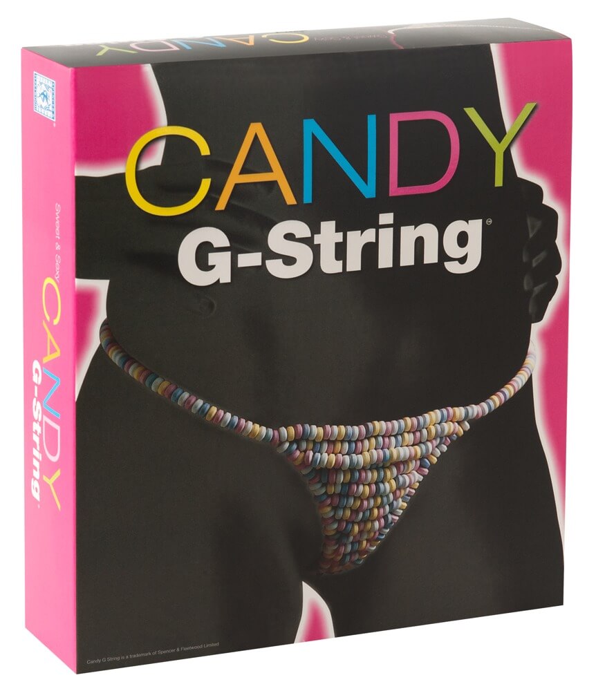 E-shop Spencer&Fleetwood Candy G String - dámske tangá z ovocných cukríkov (145g)