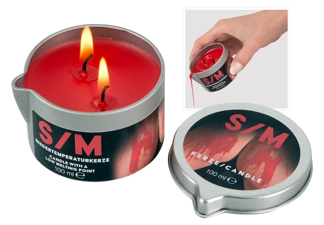 E-shop BDSM Kerze - parafínová telová sviečka (100 ml)