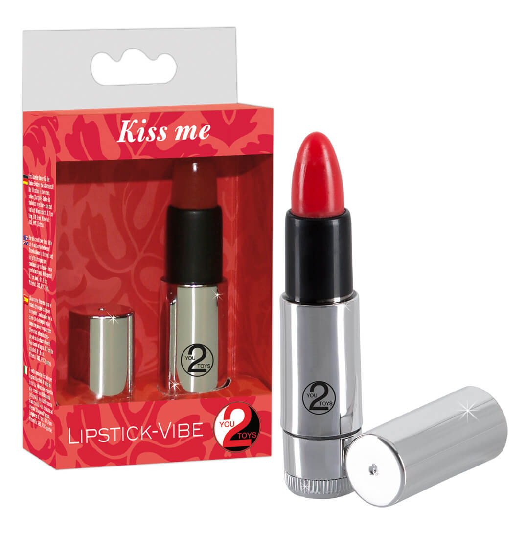 E-shop You2Toys Kiss Me - mini vibrátor v tvare rúžu (8,7 cm)