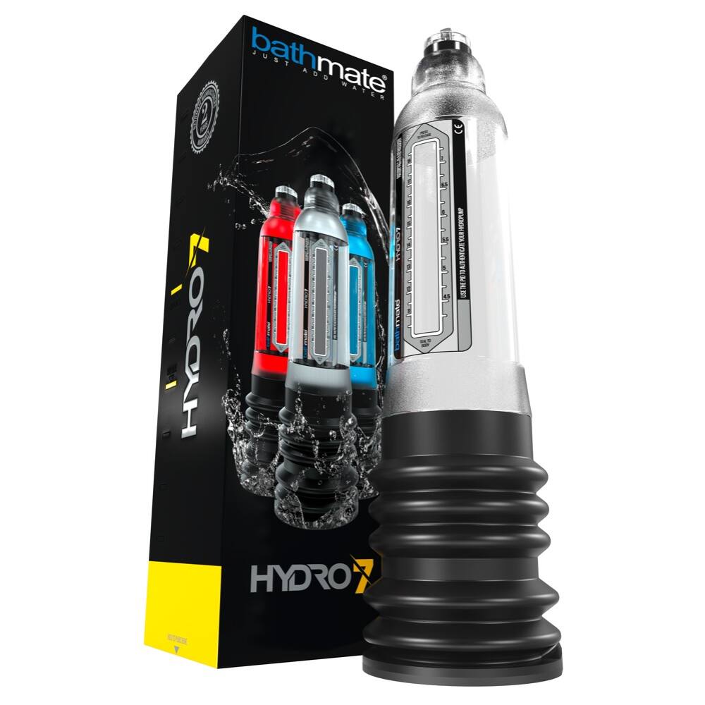 E-shop Bathmate Hydro7 - hydraulická pumpa na penis (priehľadná)