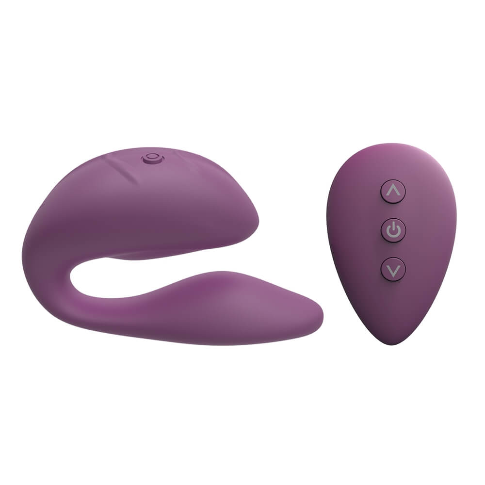 E-shop Cotoxo Cupid 2 - nabíjací párový vibrátor na diaľkové ovládanie (fialový)