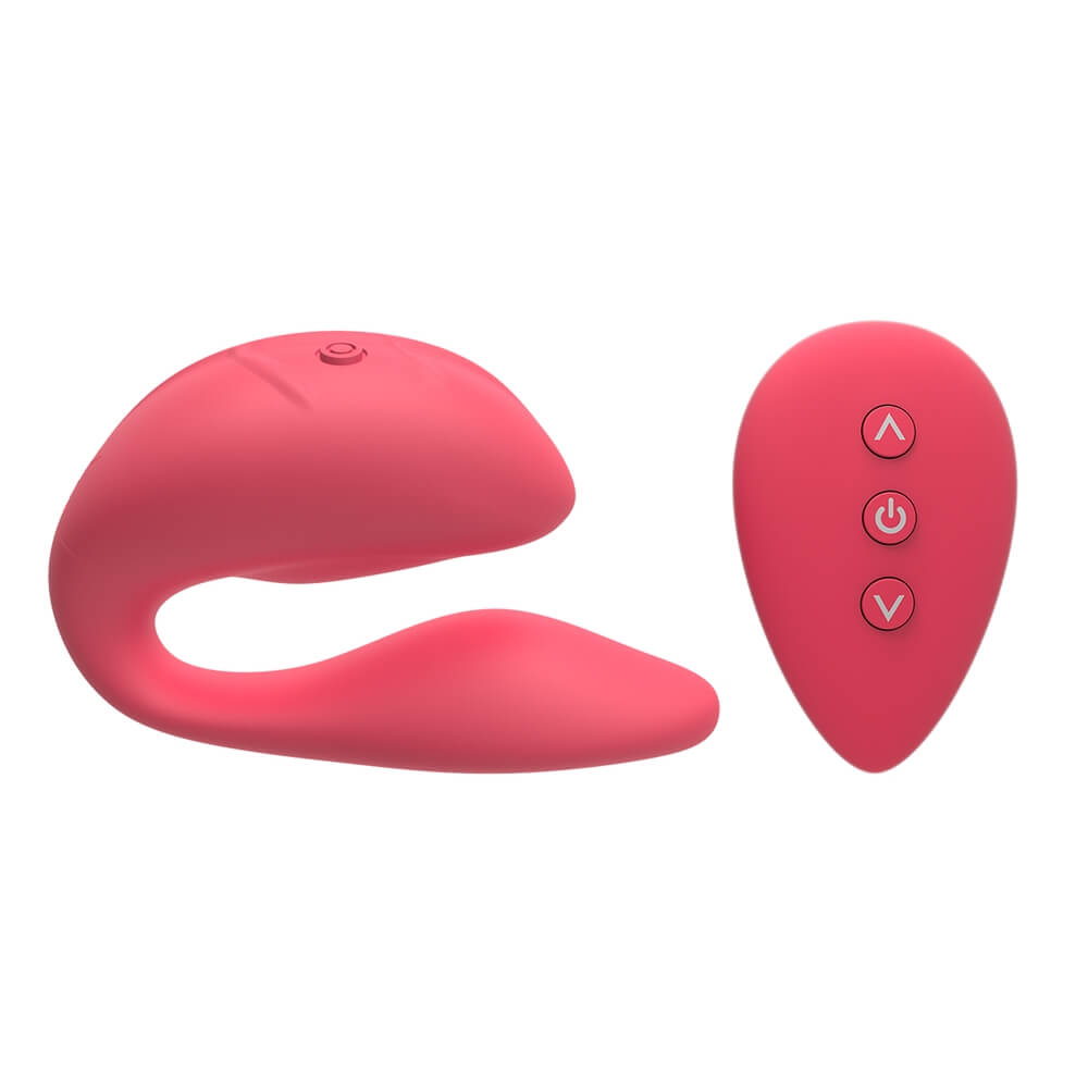 E-shop Cotoxo Cupid 2 - nabíjací párový vibrátor na diaľkové ovládanie (červený)