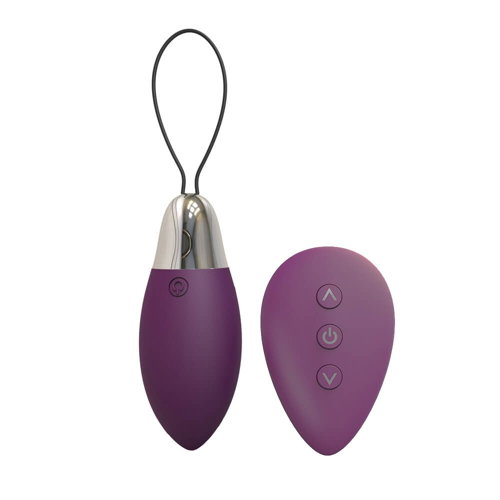 E-shop Cotoxo Fire 2 - nabíjacie vibračné vajíčko na diaľkové ovládanie (fialové)
