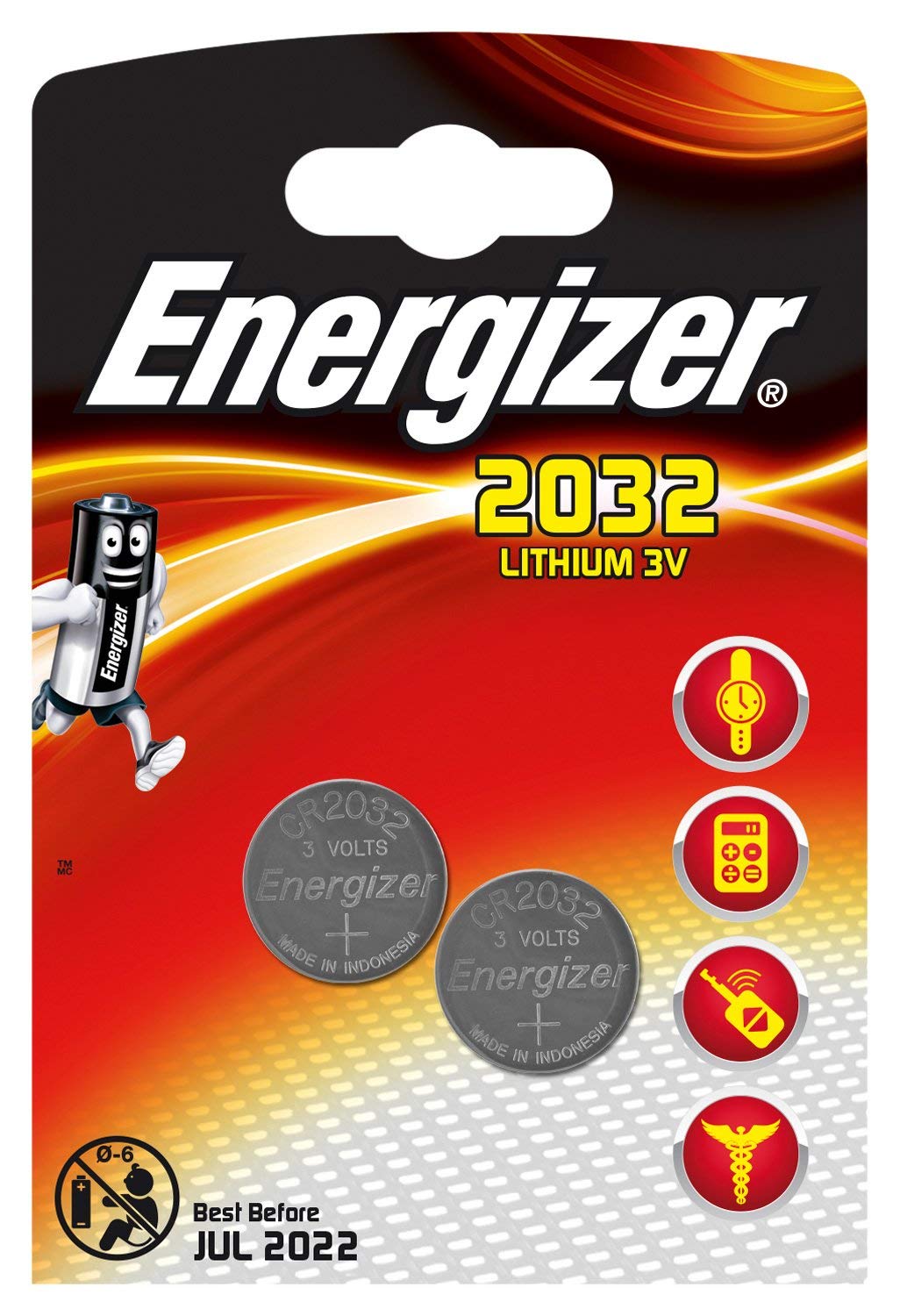 E-shop Gombíkové batérie Energizer CR2032 (2ks)