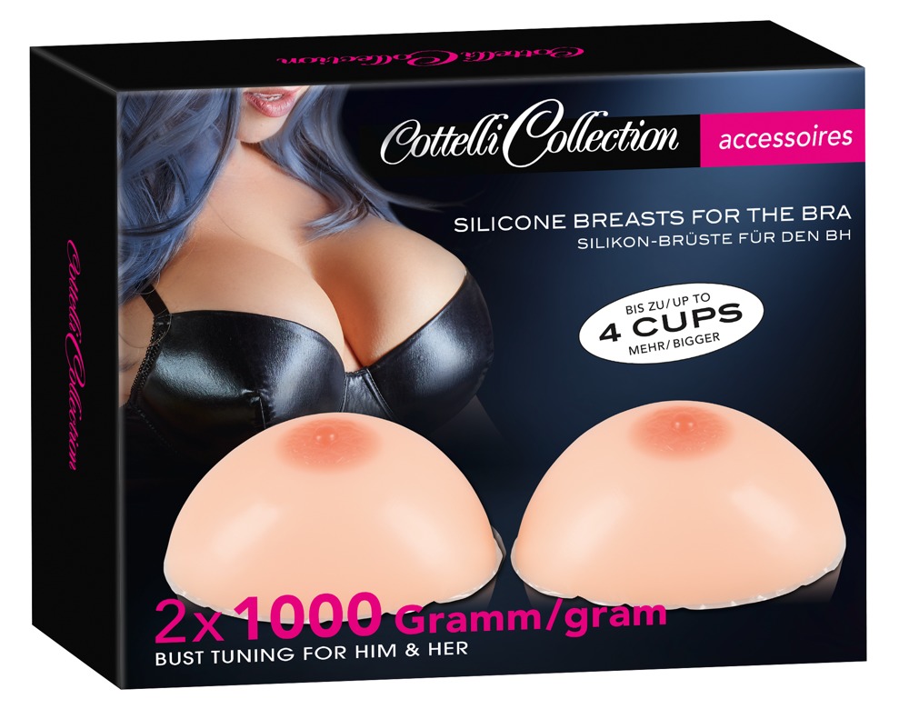 E-shop Cottelli Silicone Breasts included Bra 2x1000g