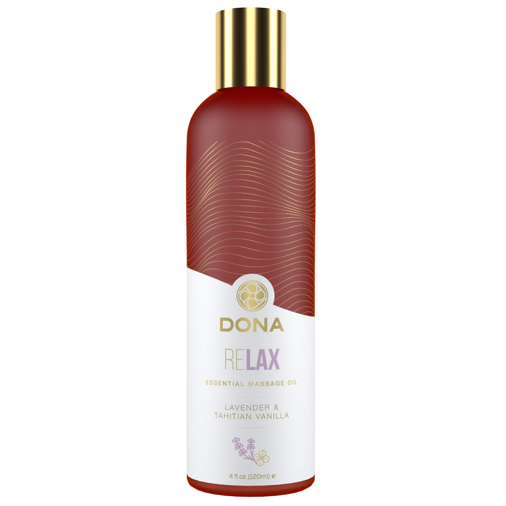 E-shop Dona Relax - vegánsky masážny olej (levanduľa-vanilka) - 120ml